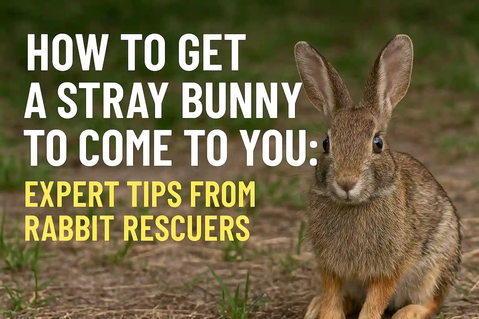 How to Get a Stray Bunny to Come to You