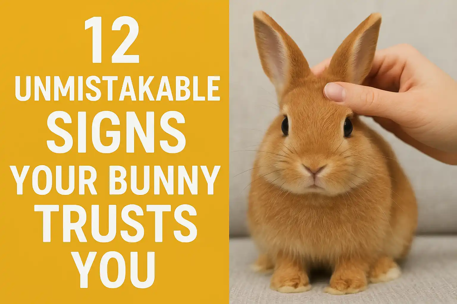 Signs Your Bunny Trusts You