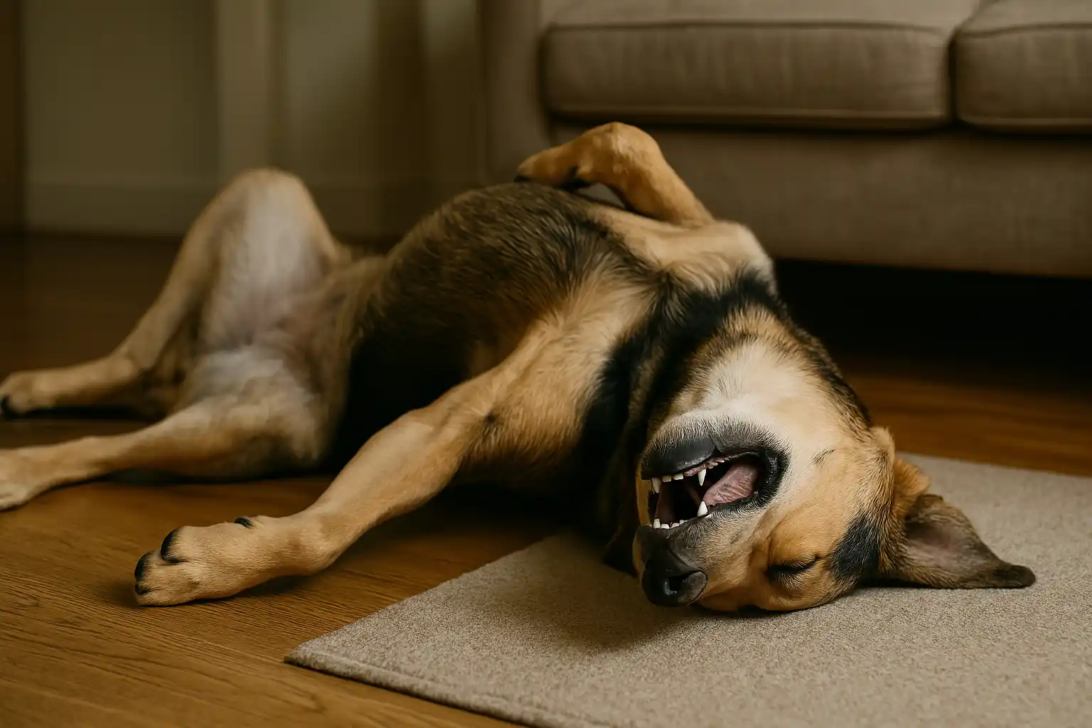 Why does my dog sleep all day - unusual sleeping positions may indicate health concerns